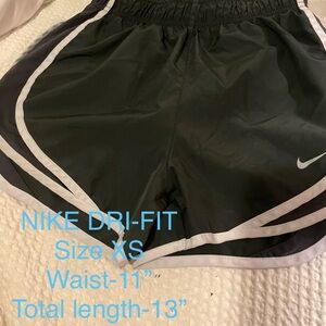 Nike Black and White Athletic Shorts